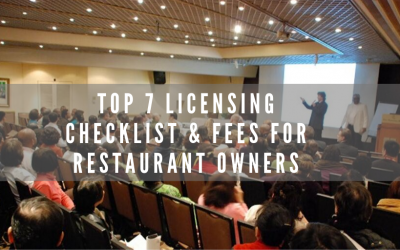 Top 7 Licensing checklist & fees for restaurant owners